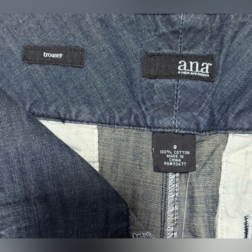 a.n.a Flare Wide Leg Jeans in Classic Blue - Picture 7 of 7